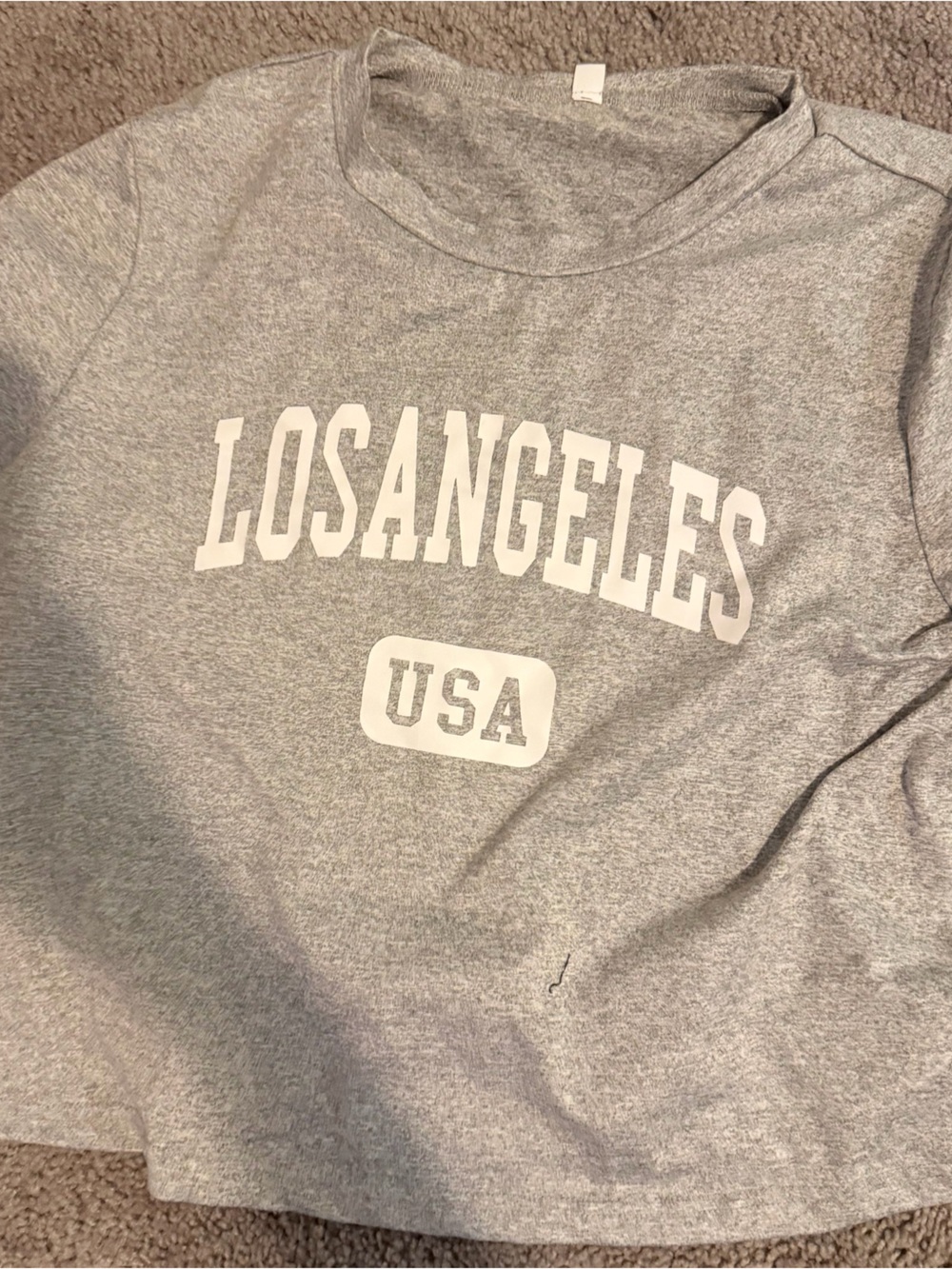 Los Angeles USA Grey t-shirt large
